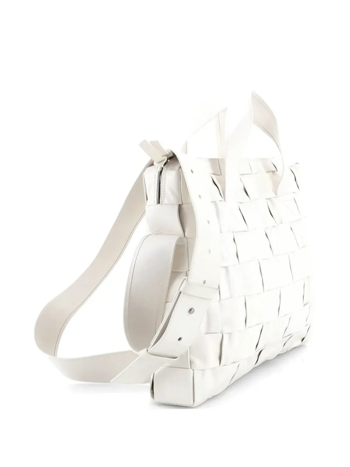 Bottega Veneta ビンテージ Stretch Cassette Briefcase Maxi Intrecciato Leather tote bag - 画像2