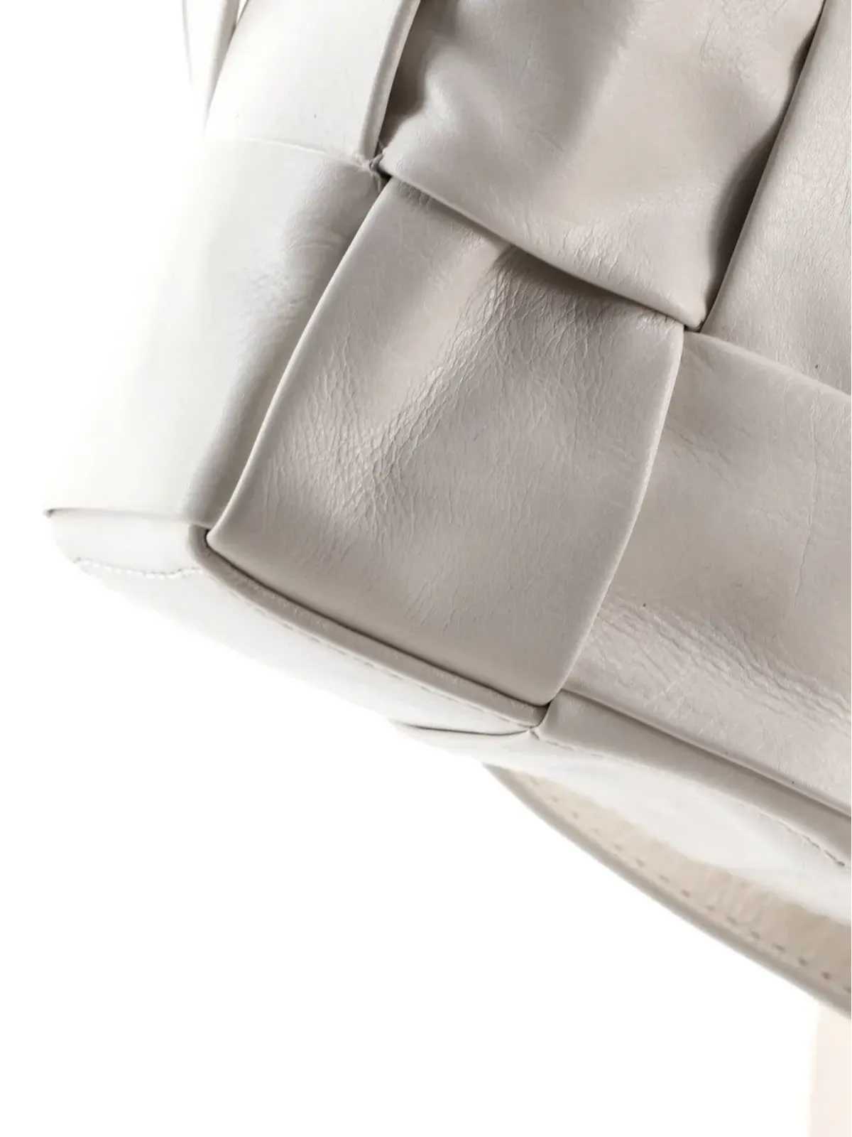 Bottega Veneta ビンテージ Stretch Cassette Briefcase Maxi Intrecciato Leather tote bag - 画像4
