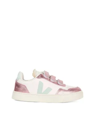 VEJA Kids グリッター付きストラップスニーカー - ベージュ - サムネイル1