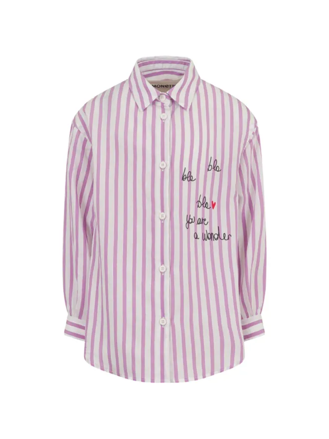 Simonetta Simonetta ストライプボウシャツの商品画像