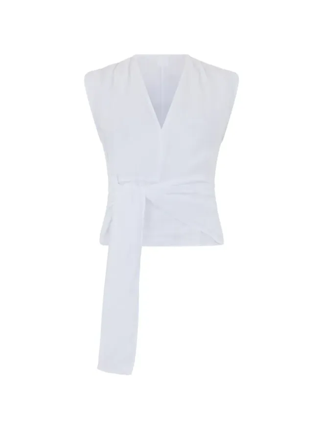 120% Lino 120% Lino Vネックトップの商品画像