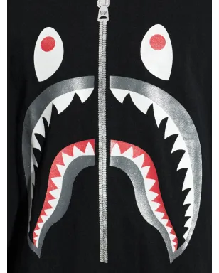 A BATHING APE® シャークグラフィックTシャツ ブラック - サムネイル5