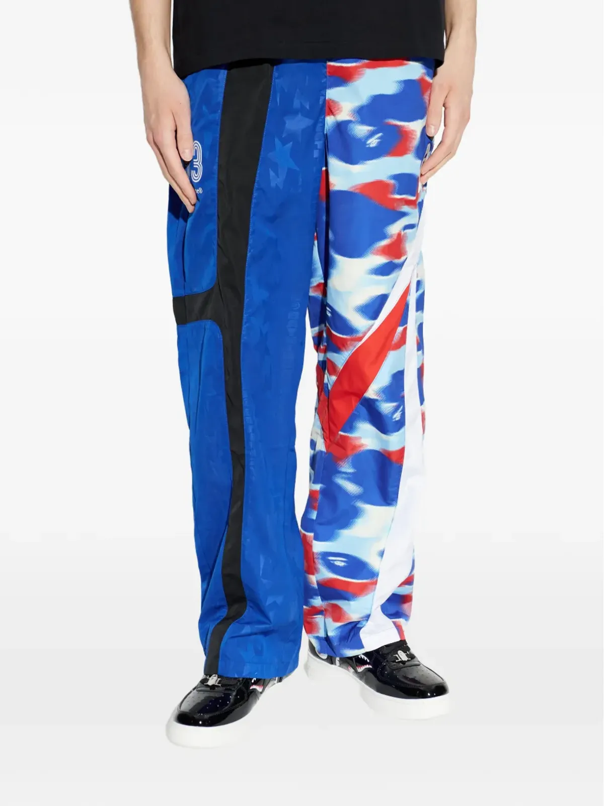 A BATHING APE® スター柄パネルパンツ - 画像3