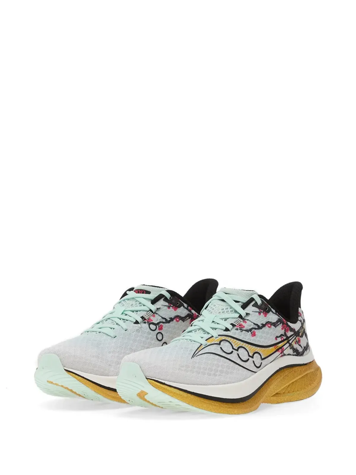 Saucony エンドルフィン・スピード5 花柄プリント スニーカー - 画像2