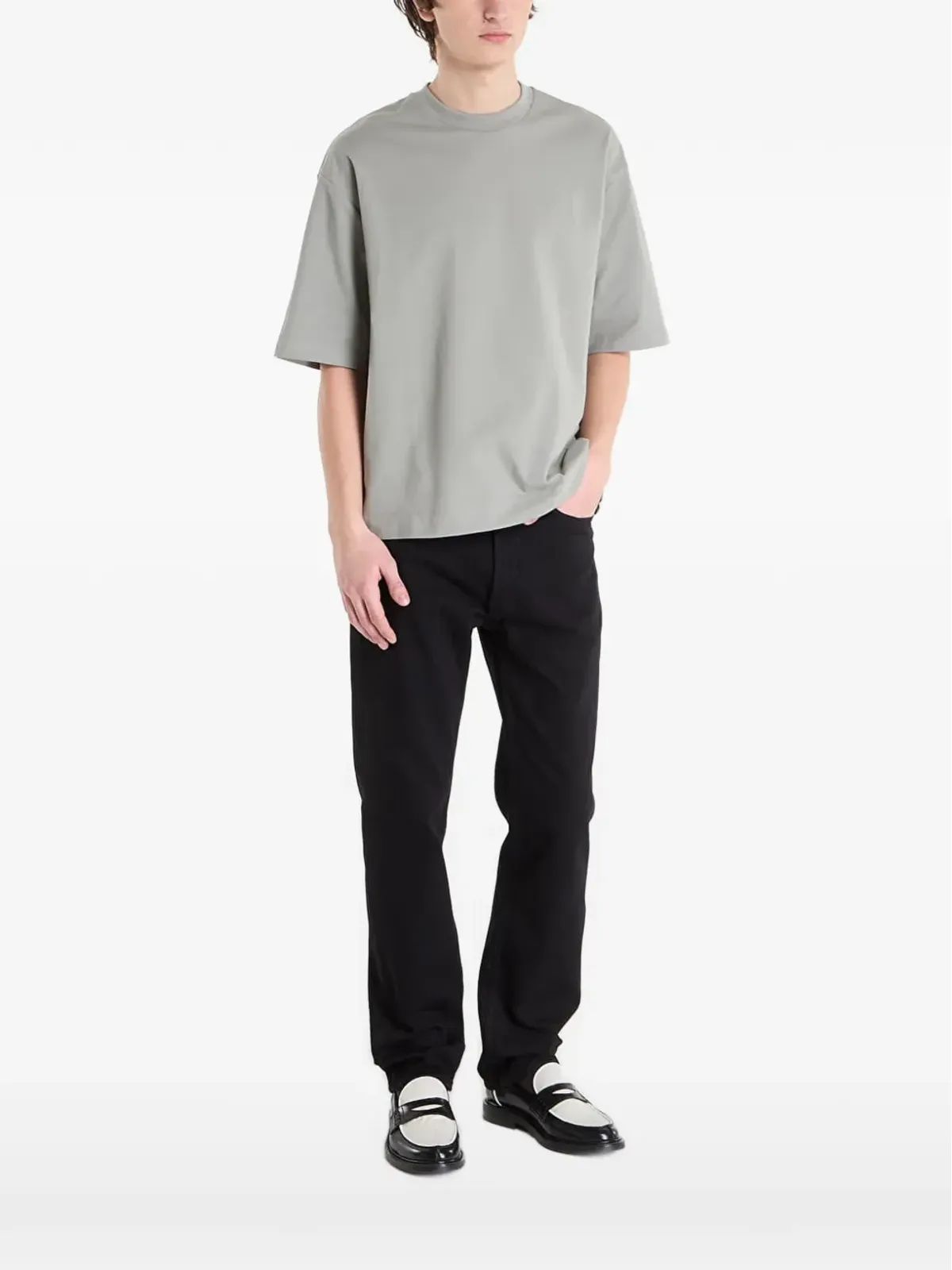 Calvin Klein ピケ Tシャツ - グレー - 画像1