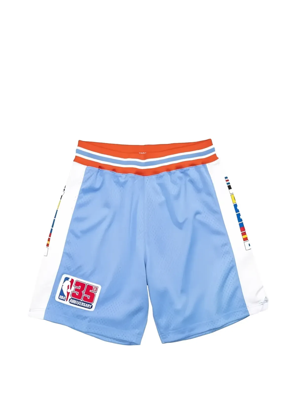 Mitchell & Ness NBA Clippers 80ストライプロゴショーツ - 画像1