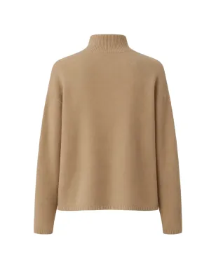 Jenni Kayne Chaletモックネックセーター - ニュートラルカラー - サムネイル2