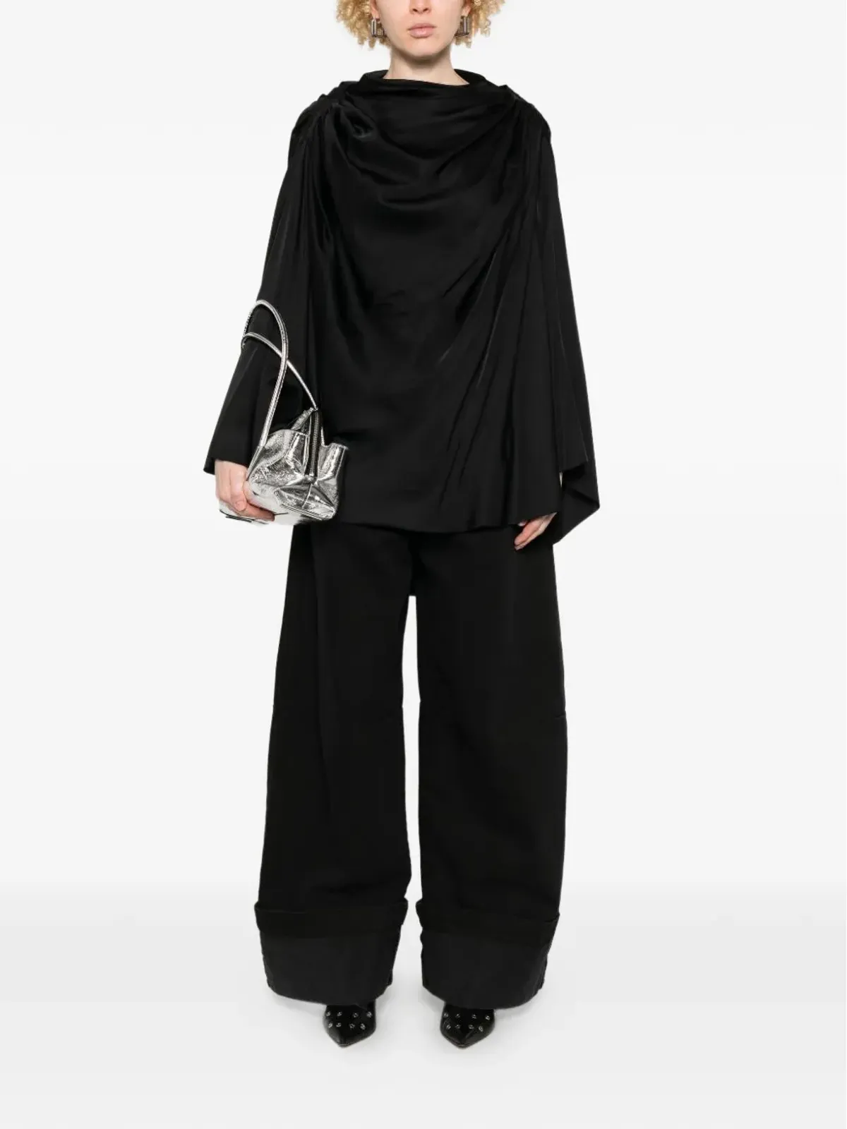 Rick Owens ドレープボタントップ - 画像2