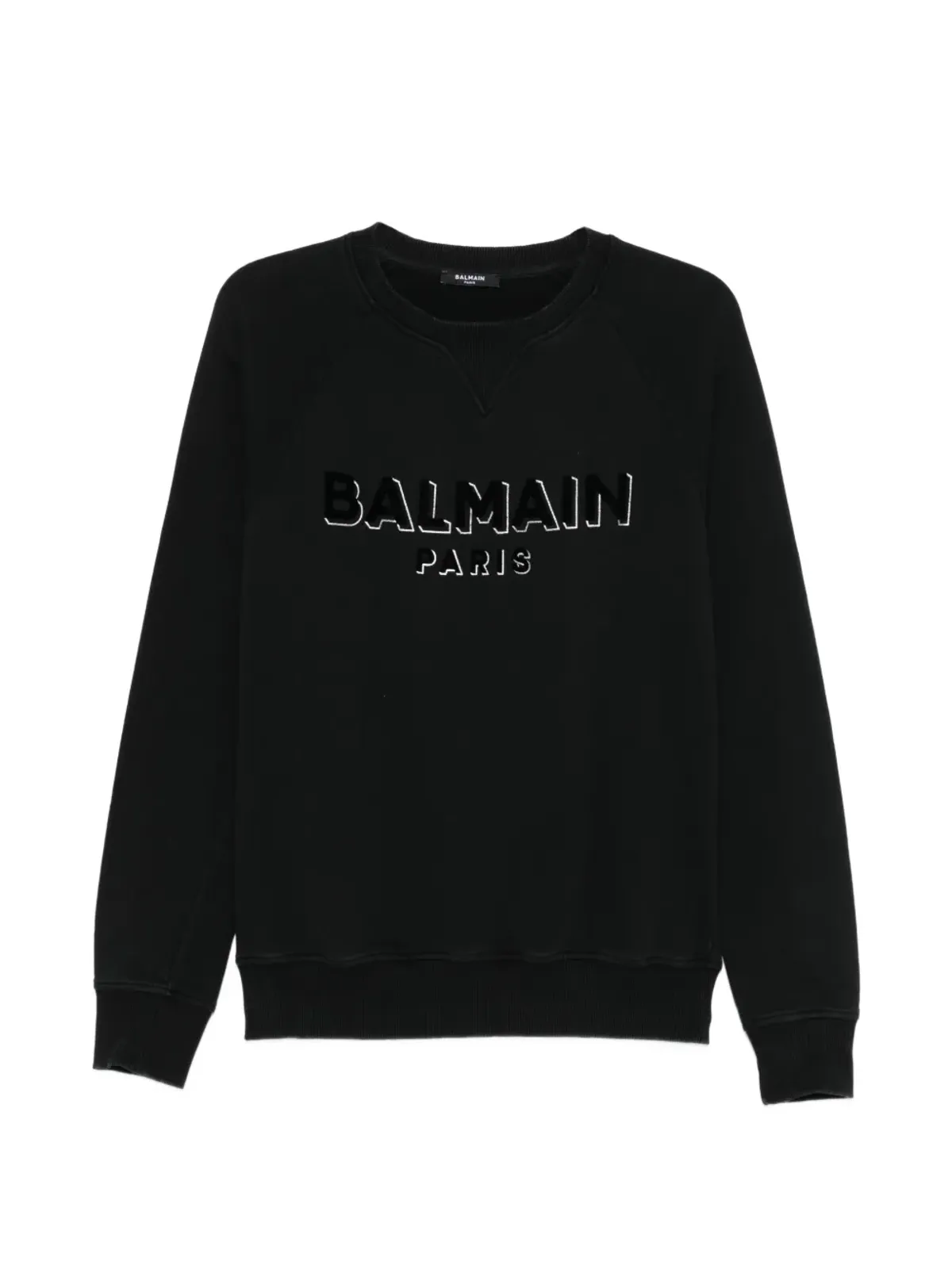 Balmain Pre-Owned ロゴプリント クルーネック スウェットシャツ - 画像1