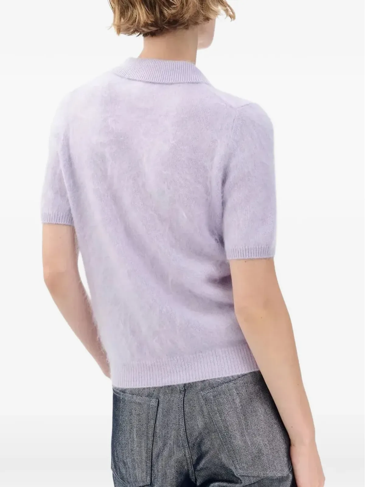 rag & bone Jada ブラッシュドカシミア ポロシャツ - 画像2