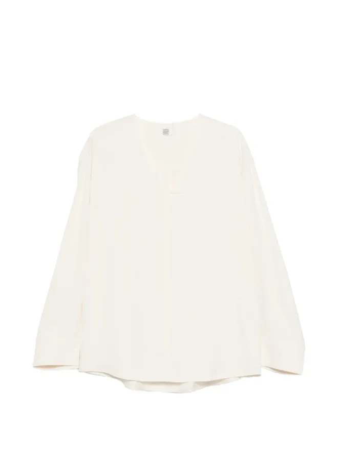 TOTEME TOTEME Vネック長袖トップスの商品画像