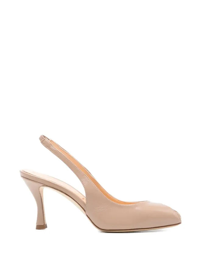Chantal Chantal スリングバックレザーサンダル - ニュートラルカラーの商品画像