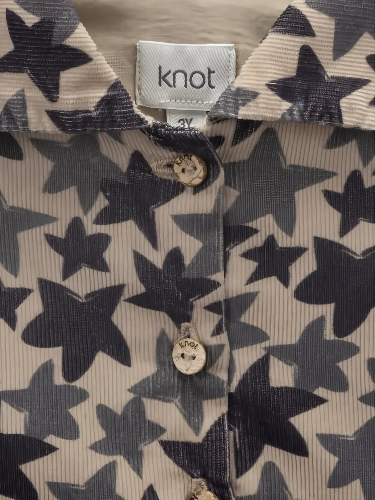 Knot スター柄ワンピース - 画像3