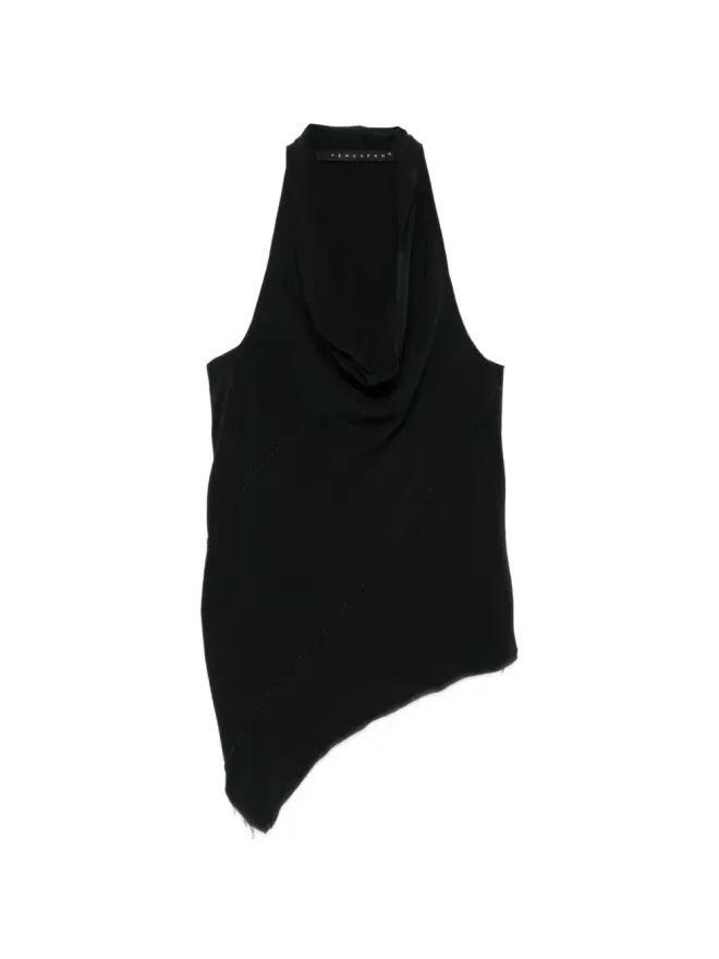 YEHUAFAN YEHUAFAN カウルネック アシンメトリックトップの商品画像