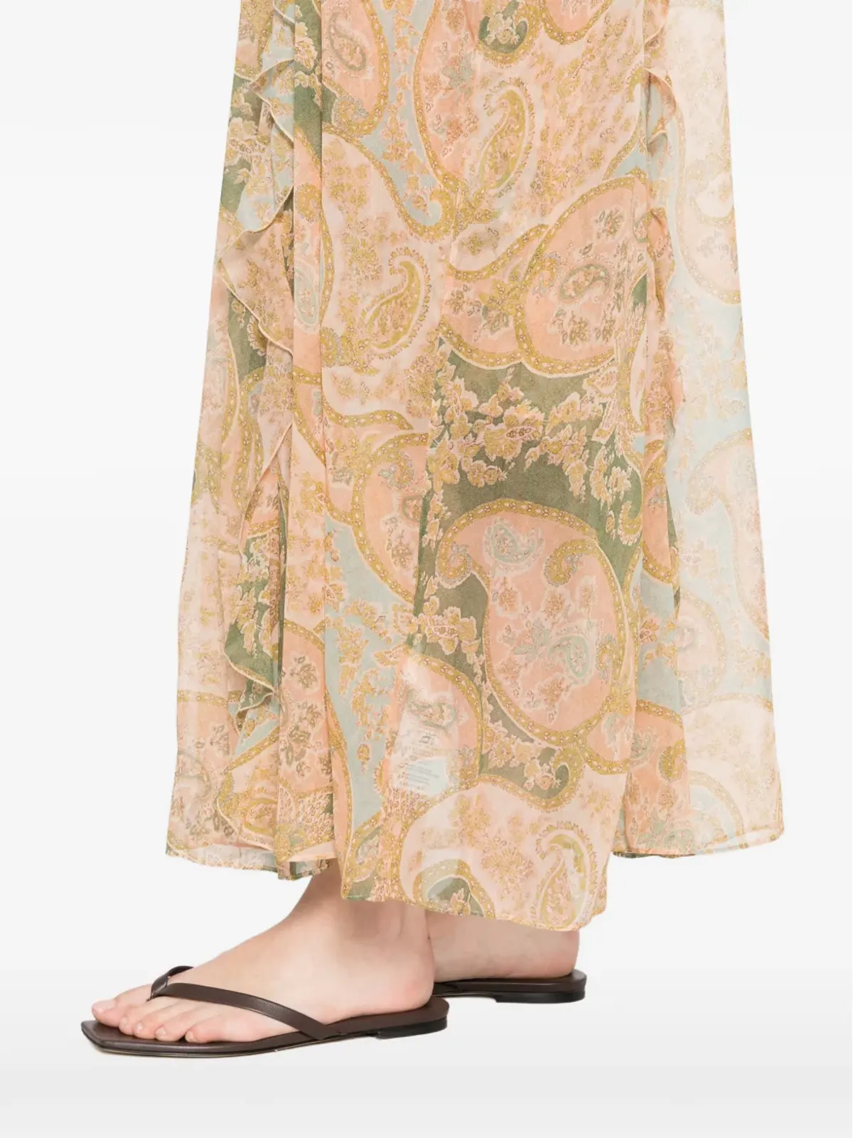 ZIMMERMANN Luna Flutter フリル付きペイズリードレス - 画像5