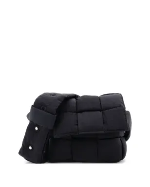 Bottega Veneta Pre-Owned Cassette Maxi Intrecciato Nylon Extra Mini crossbody bag - Black - サムネイル1