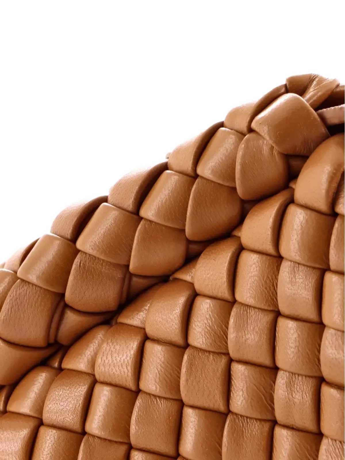 Bottega Veneta コブル フラップ パッド入りイントレッチャート レザー ショルダーバッグ - 画像5