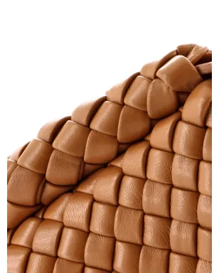 Bottega Veneta コブル フラップ パッド入りイントレッチャート レザー ショルダーバッグ - サムネイル5