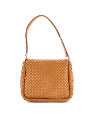 Bottega Veneta コブル フラップ パッド入りイントレッチャート レザー ショルダーバッグ - サムネイル2