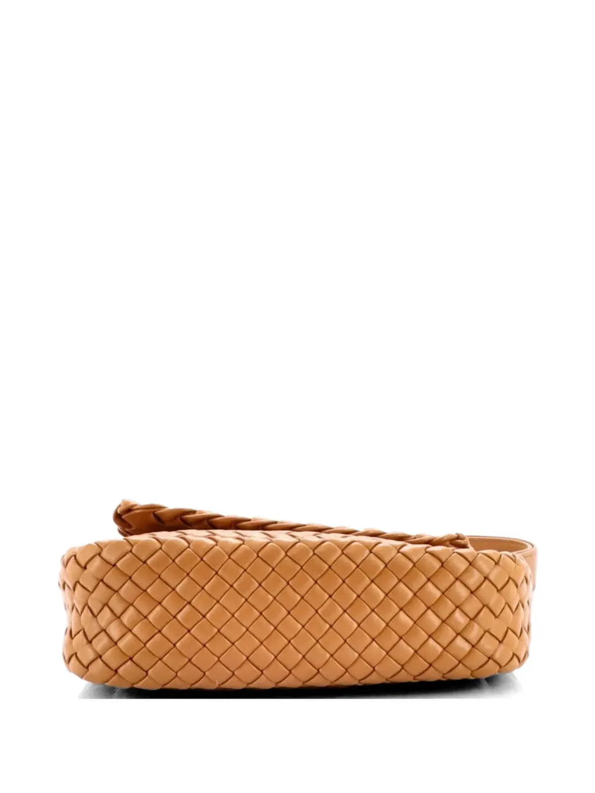 Bottega Veneta コブル フラップ パッド入りイントレッチャート レザー ショルダーバッグ - 画像4