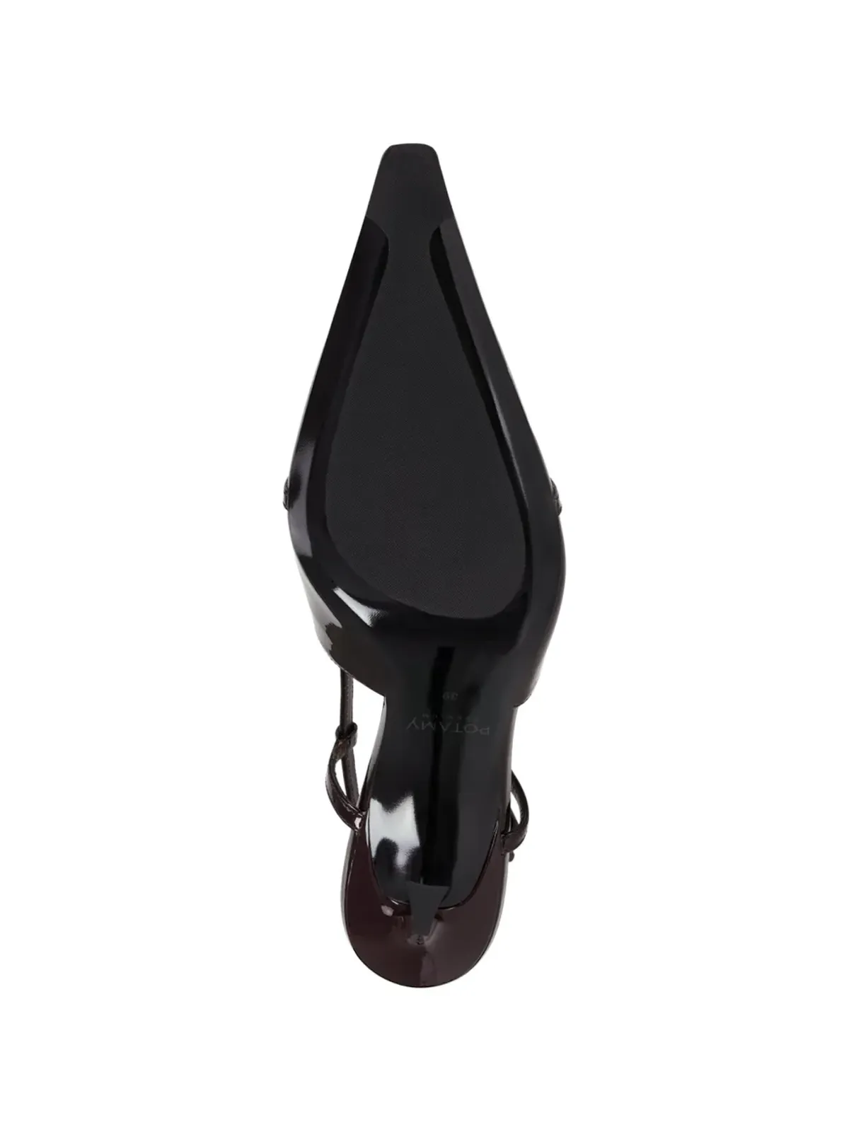 POTAMY バックルストラップ レザー パンプス - 画像5