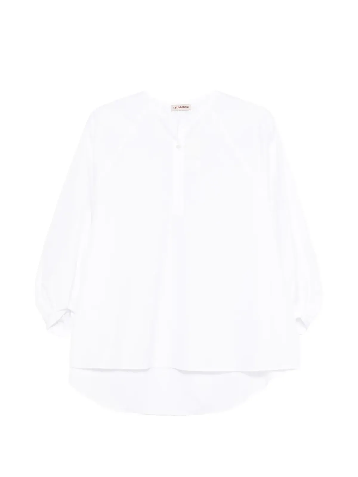 BLOOMINGVILLE ボタンブラウス - White - 画像1