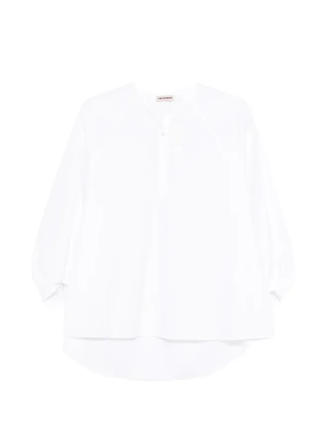 BLOOMINGVILLE BLOOMINGVILLE ボタンブラウス - Whiteの商品画像