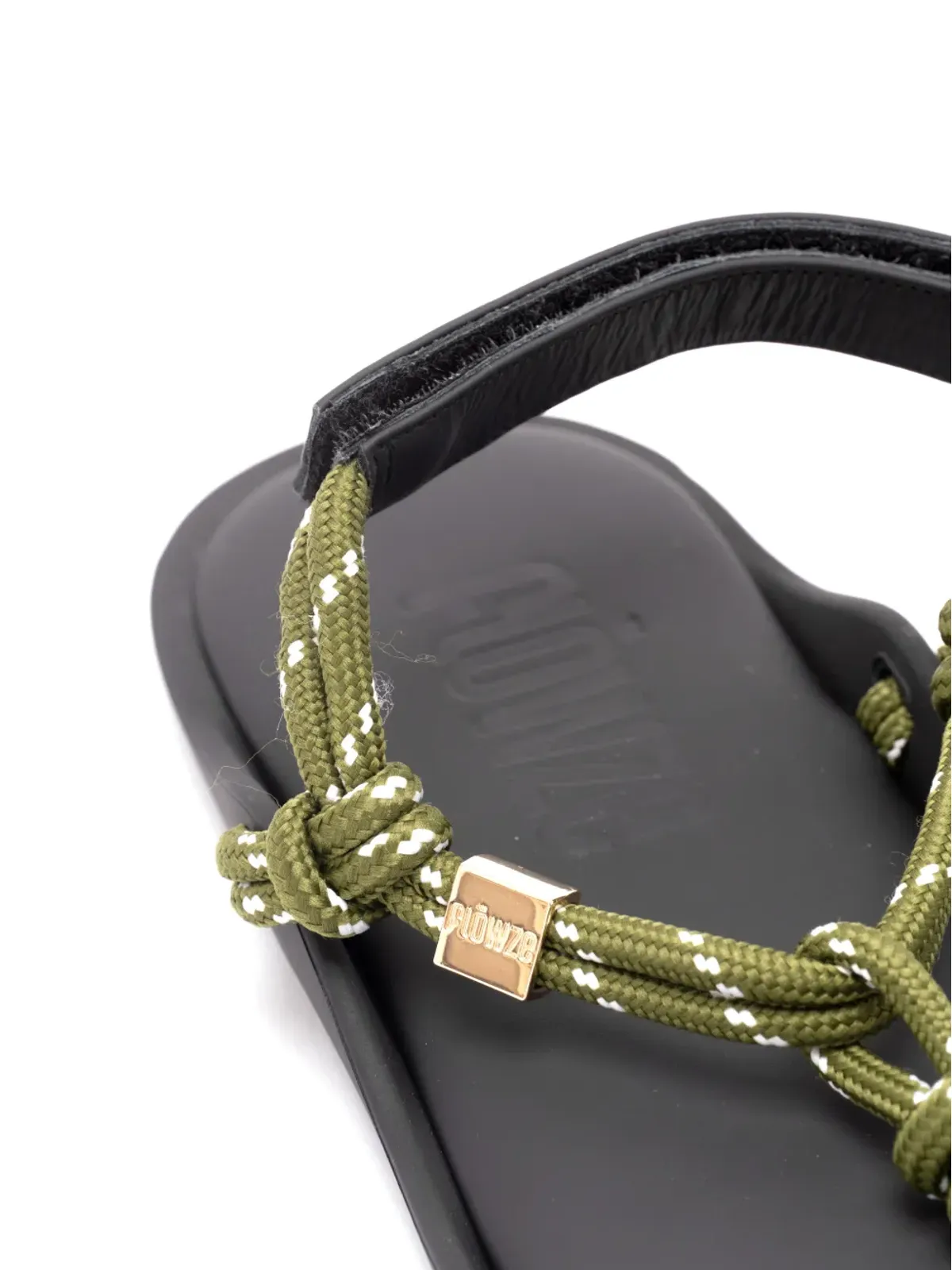 Flòwze Flò knot-detail sandals - Green - 画像5