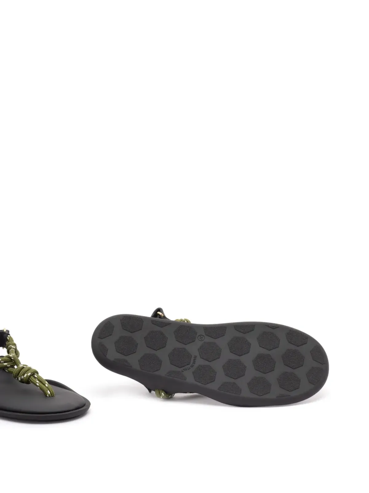 Flòwze Flò knot-detail sandals - Green - 画像4
