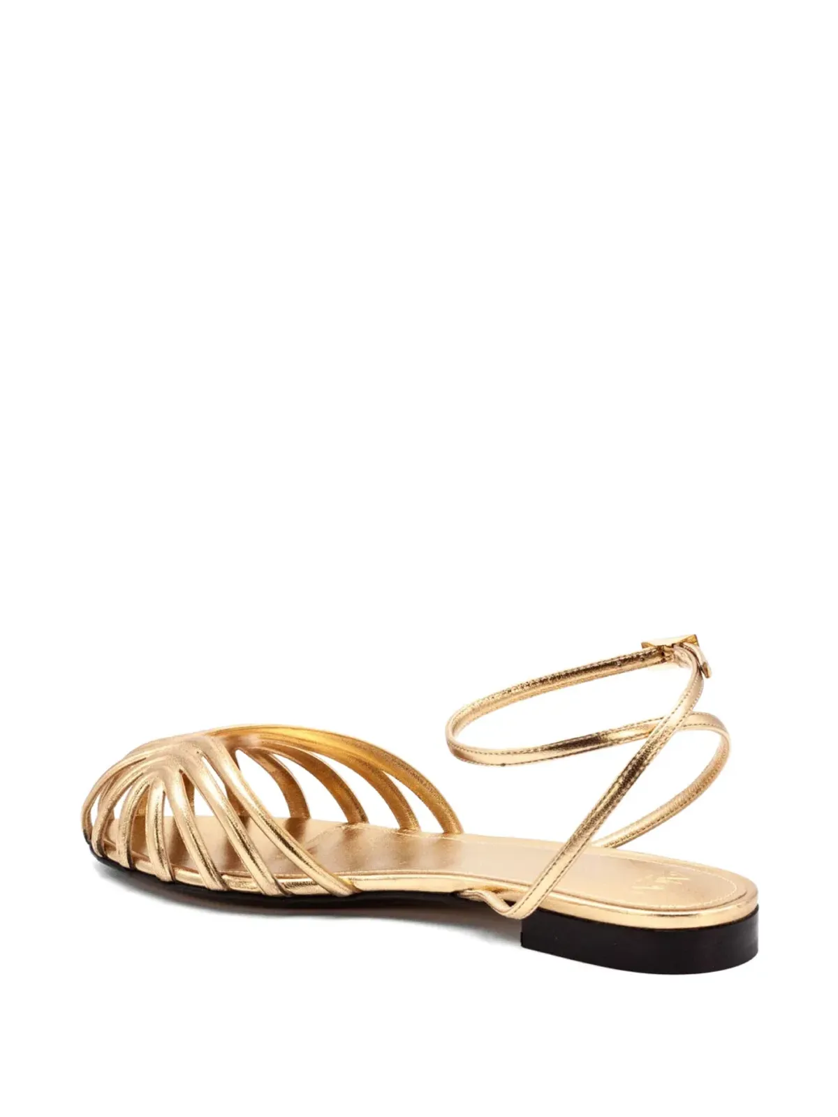 Alevì Aura strappy flat pumps - Gold - 画像3