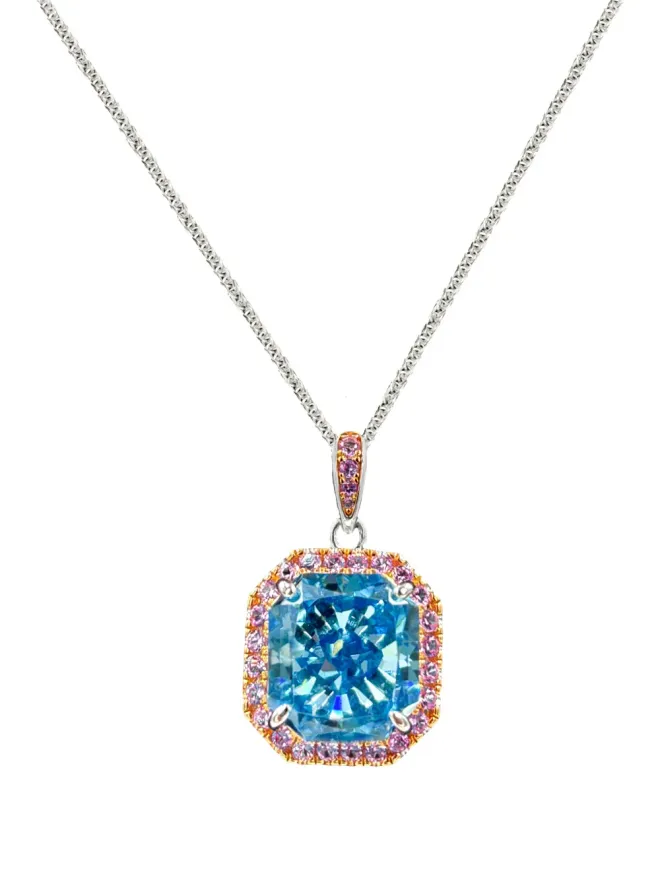 Juwelina Paris Juwelina Paris アイコニック・ホライゾン ブルー ペンダント - シルバーの商品画像