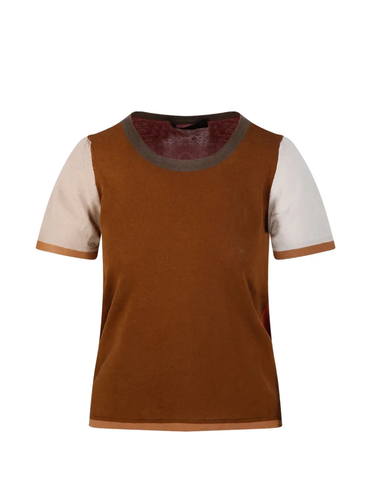 Fabrizio Del Carlo カラーブロックTシャツ - 画像1