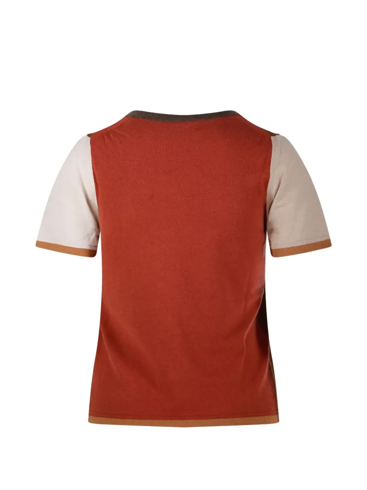 Fabrizio Del Carlo カラーブロックTシャツ - 画像2
