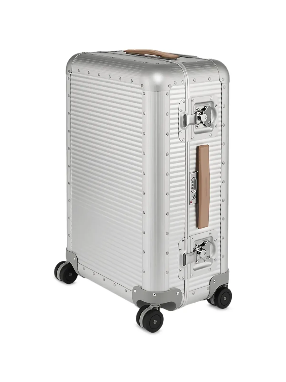 FPM Milano logo-detail luggage handle - Neutrals - 画像3