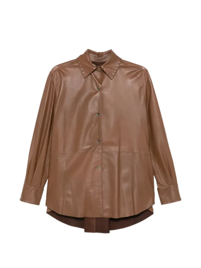 Manzoni 24 Manzoni 24 スタッズ付きレザージャケットの商品画像