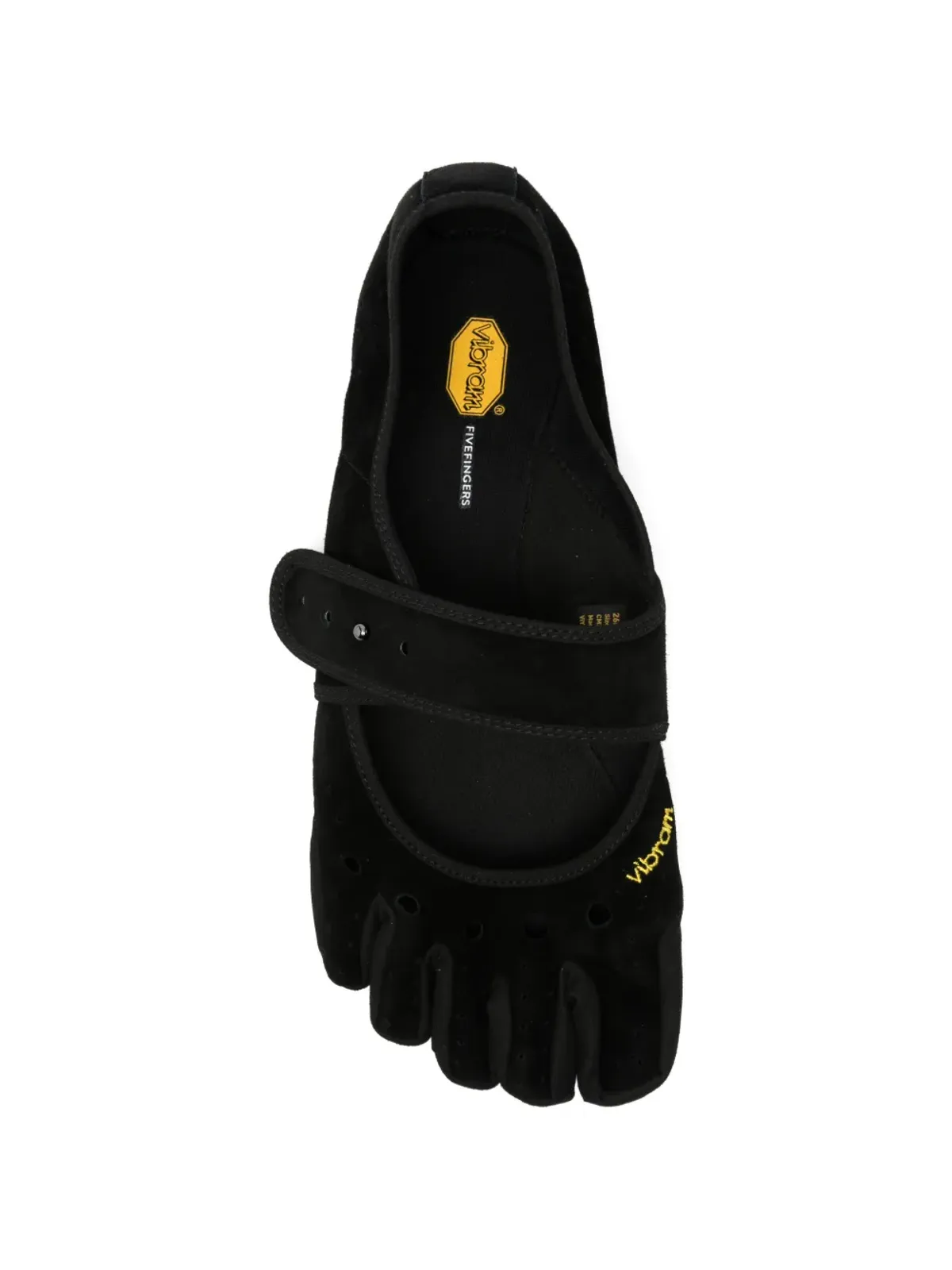 Vibram トゥストラップスニーカー ブラック - 画像4