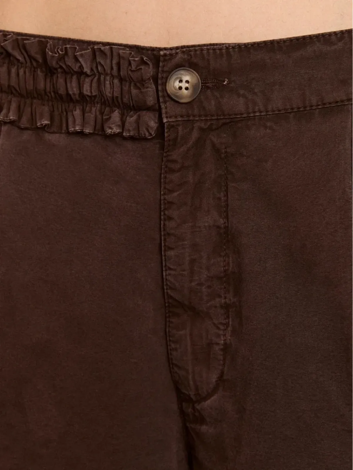 DAMSON MADDER ボタン留めのワイドレッグパンツ - 画像5