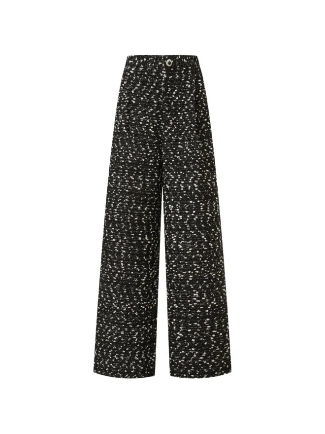 Edward Achour Paris Edward Achour Paris パターン柄ワイドレッグパンツの商品画像