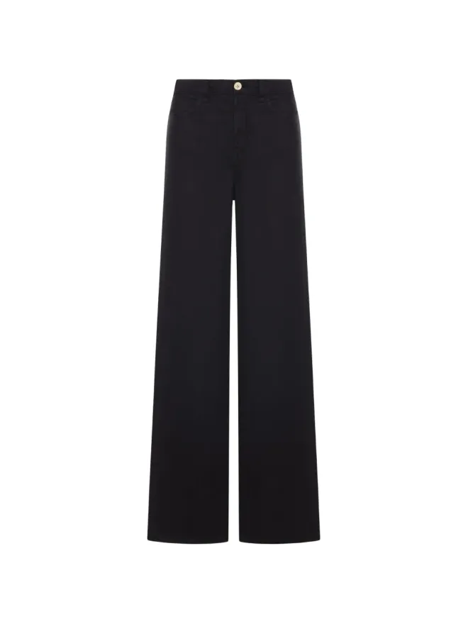 LOIS JEANS LOIS JEANS Marlene logo-patch belt-loop jeans - Blackの商品画像