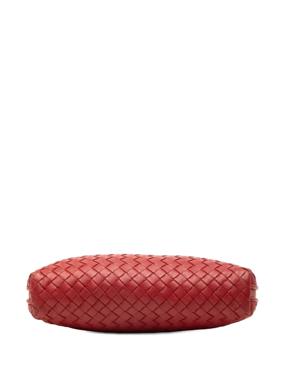 Bottega Veneta ビンテージ ナッパ・イントレッチャート ノディーニ クロスボディバッグ - レッド - 画像4