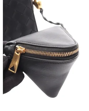 Bottega Veneta ビンテージ Nappa Intrecciato マルチポーチ クロスボディバッグ - ブラック - サムネイル2