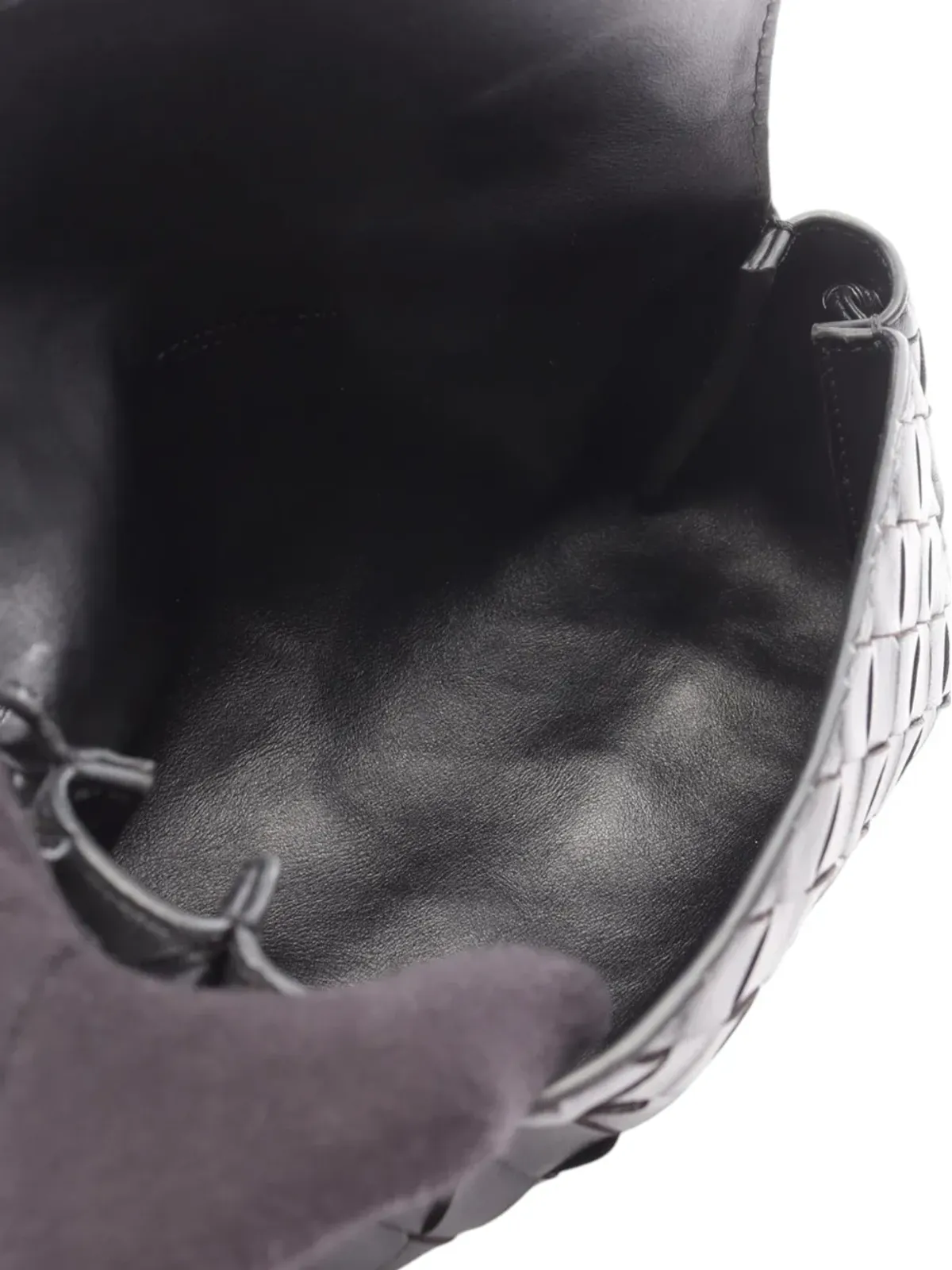 Bottega Veneta ビンテージ Nappa Intrecciato マルチポーチ クロスボディバッグ - ブラック - 画像4