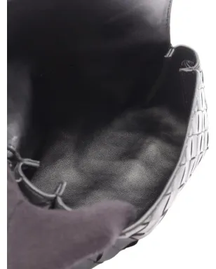 Bottega Veneta ビンテージ Nappa Intrecciato マルチポーチ クロスボディバッグ - ブラック - サムネイル4