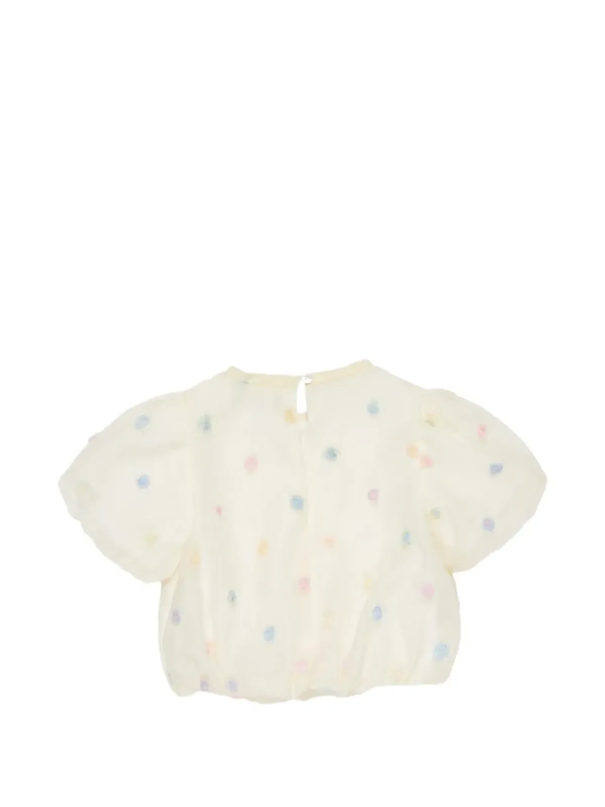 Miss Grant Kids polka dot puffed top - 画像2