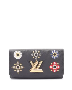 Louis Vuitton Pre-Owned 2016年エピ・ツイスト二つ折り長財布（ブラック） - サムネイル1