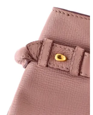 Burberry Pre-Owned バナー トート レザーとハウスチェック柄 キャンバス サッチェル - サムネイル5