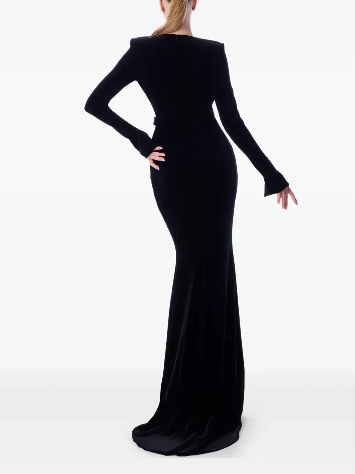 IMROSKA Self Portrait buckle-detail cut-out maxi dress - 画像3