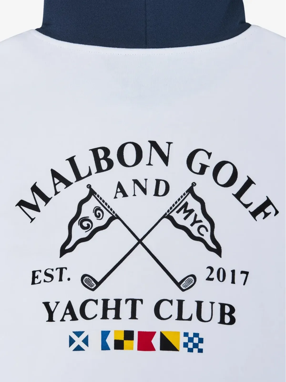 Malbon Golf ロゴディテールパーカー - 画像2