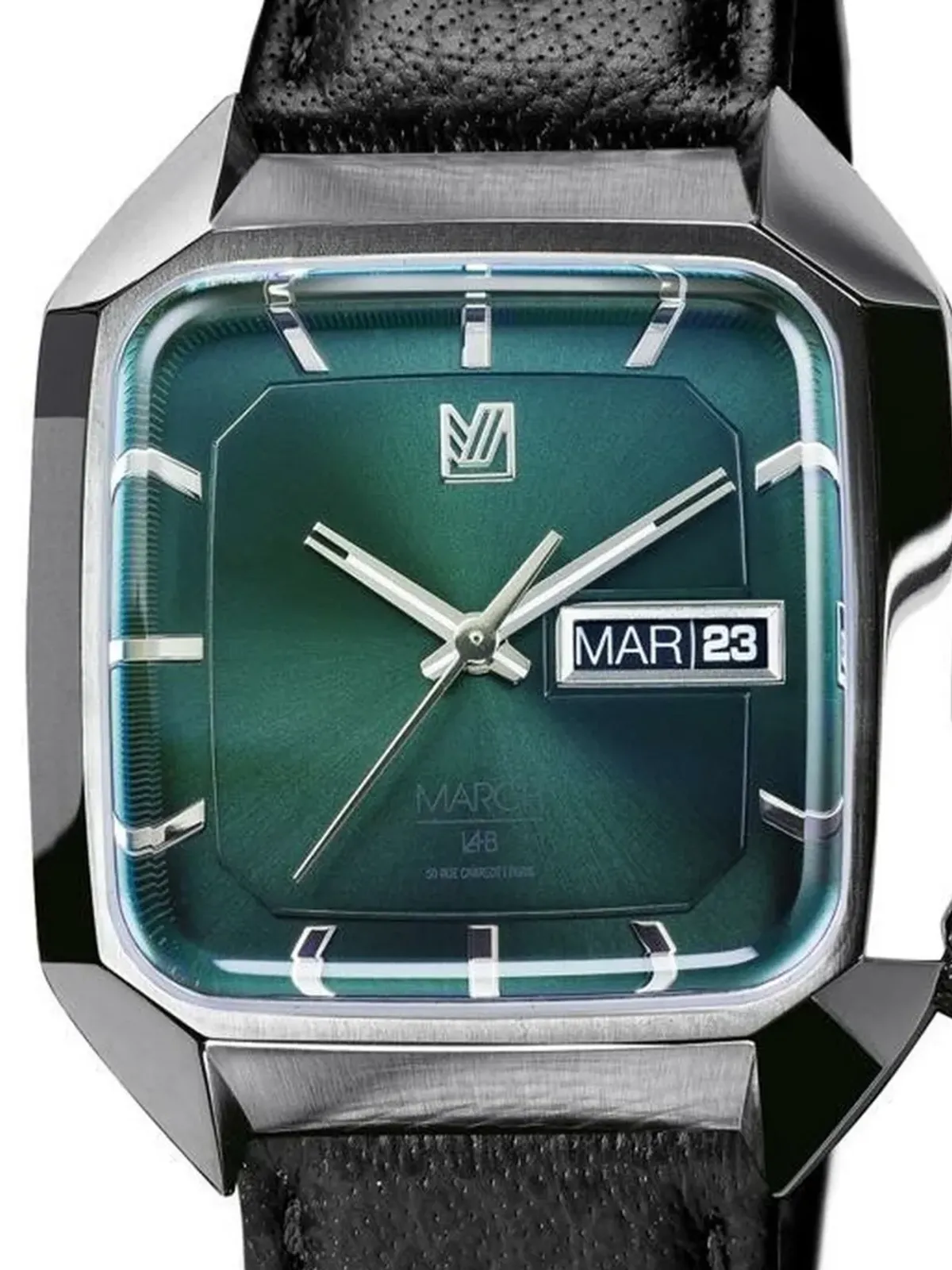MARCH LA.B AM2 Electric Forest perforated-strap ウォッチ - Green - 画像2