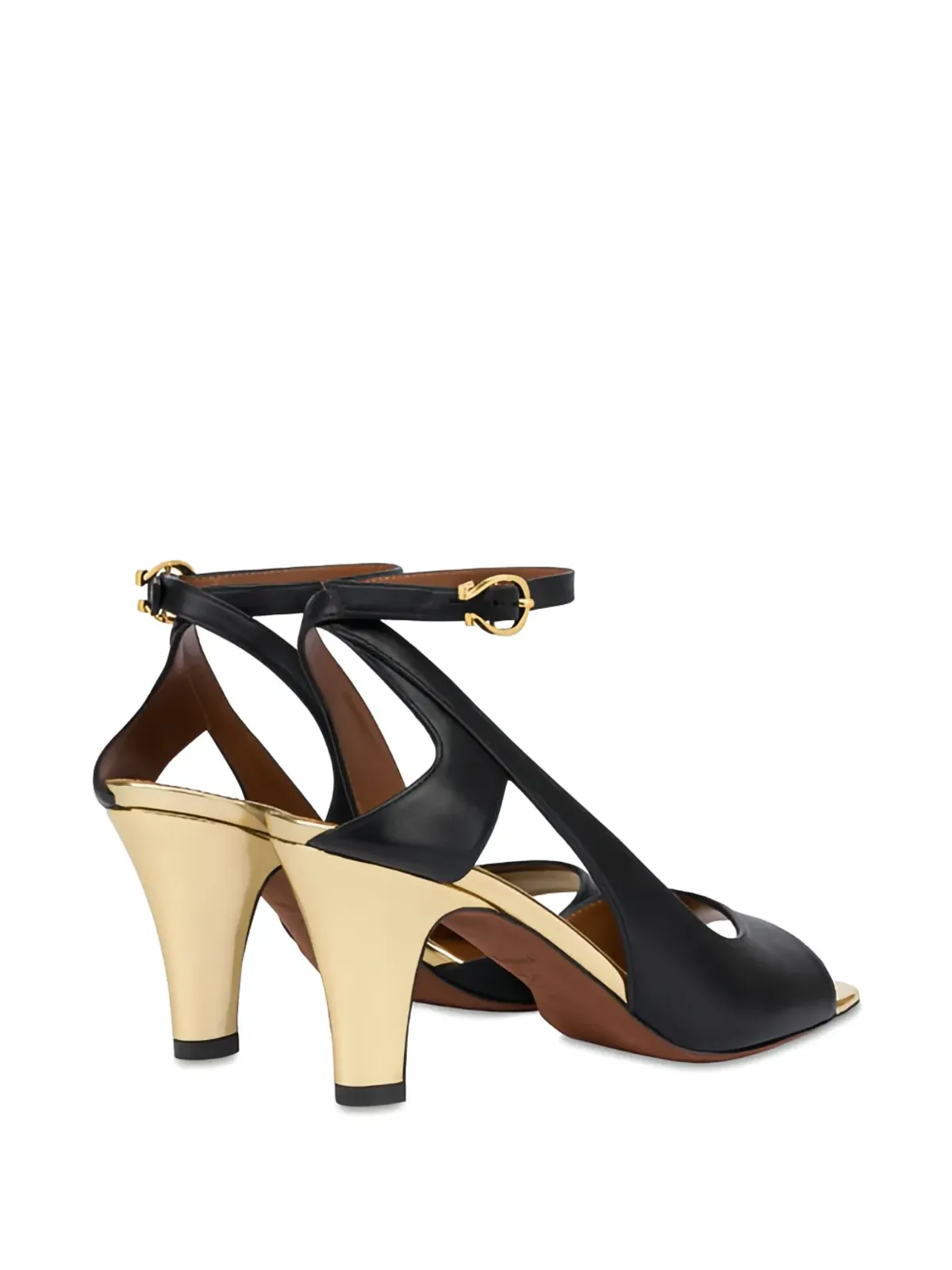 Pollini Muse アンクルストラップ ヒールサンダル - 画像3